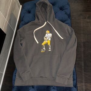 Aaron Rodgers touchdown celebration hoodie sweatshirt size large‎